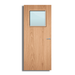 Load image into Gallery viewer, Plywood Paint Grade 1G Glazed FD60 Internal Fire Door
