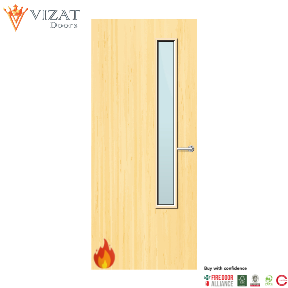 Koto Veneer 20G Glazed FD60 Internal Fire Door