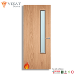 Load image into Gallery viewer, Plywood Paint Grade 20G Glazed FD60 Internal Fire Door
