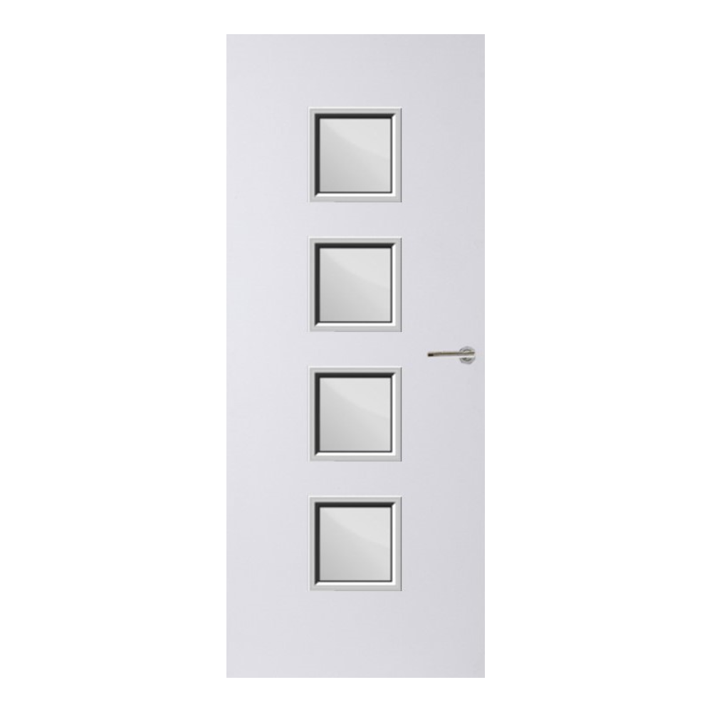 Internal Plywood Paint Grade Premium 22G Glazed FD60 Fire Door