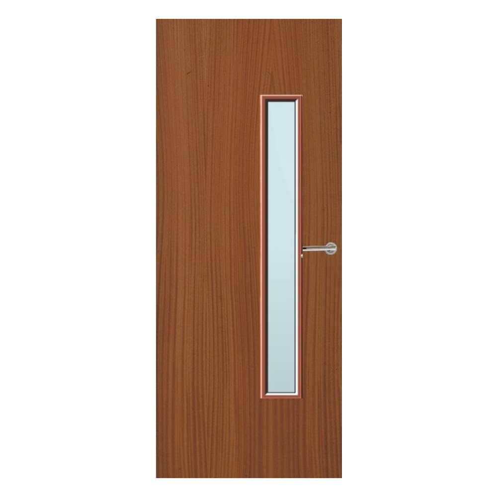 Sapele Veneer 25G Glazed FD60 Internal Fire Door