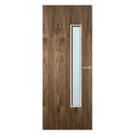 Load image into Gallery viewer, Walnut Veneer 25G Glazed FD60 Internal  Fire Door
