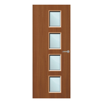 Load image into Gallery viewer, Sapele Veneer 27G Glazed FD60 Internal Fire Door
