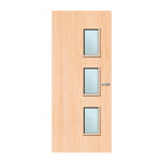 Load image into Gallery viewer, Maple Veneer 28G Glazed FD60 Internal Fire Door
