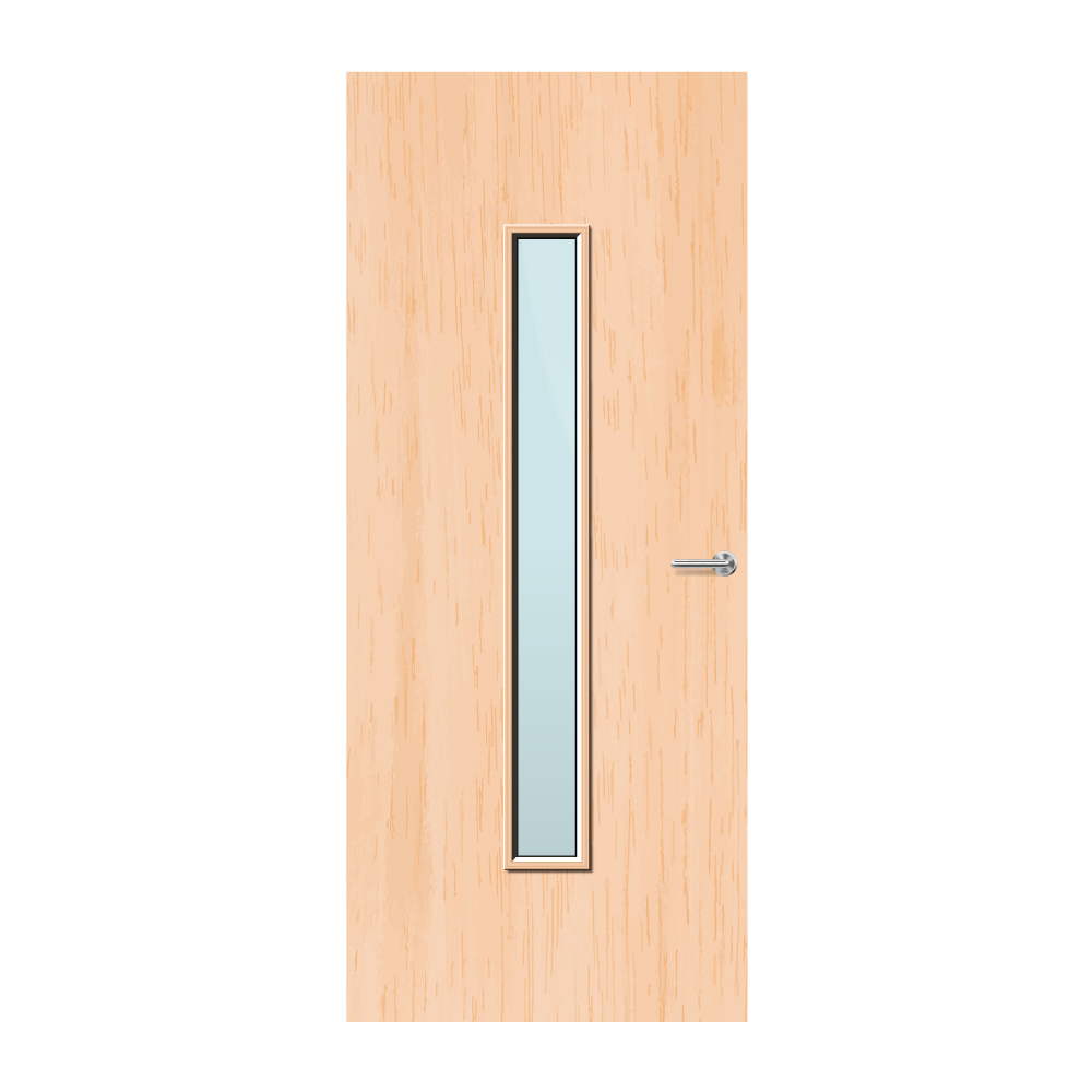 Maple Veneer 29G Glazed FD60 Internal Fire Door