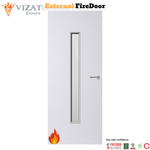 Load image into Gallery viewer, External Plywood Paint Grade Premium 29G Glazed FD30 Fire Door

