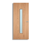 Load image into Gallery viewer, Plywood Paint Grade 29G Glazed FD30 Internal Fire Door
