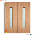 Load image into Gallery viewer, Plywood Paint Grade 29G Glazed Pair FD30 Internal Fire Door

