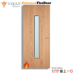Load image into Gallery viewer, External Plywood Paint Grade 29G Glazed FD60 Fire Door
