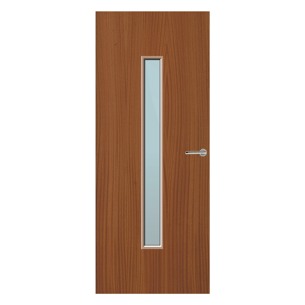 Sapele Veneer 29G Glazed FD60 Internal Fire Door