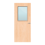 Load image into Gallery viewer, Maple Veneer 2G Glazed FD60 Internal Fire Door
