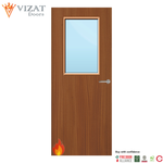 Load image into Gallery viewer, Sapele Veneer 2G Glazed FD60 Internal Fire Door
