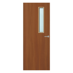 Load image into Gallery viewer, Sapele Veneer 3G Glazed FD30 Internal Fire Door
