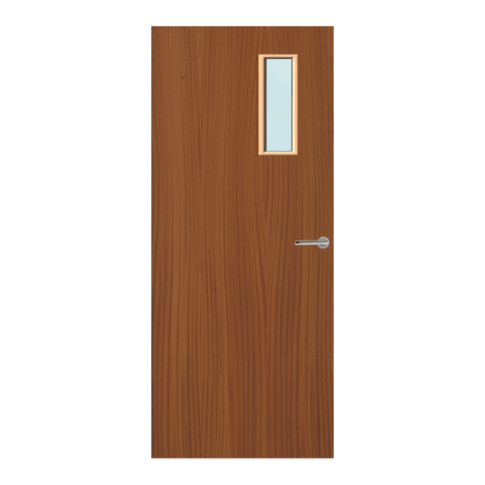 Sapele Veneer 4G Glazed FD60 Internal Fire Door