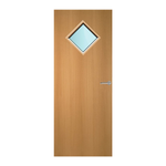 Load image into Gallery viewer, Beech Veneer 6G Glazed FD60 Internal Fire Door
