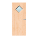 Load image into Gallery viewer, Maple Veneer 6G Glazed FD60 Internal Fire Door
