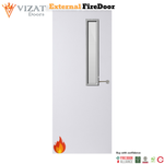 Load image into Gallery viewer, External Plywood Paint Grade Premium 7G Glazed FD30 Fire Door
