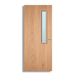 Load image into Gallery viewer, Plywood Paint Grade 7G Glazed FD60 Internal Fire Door
