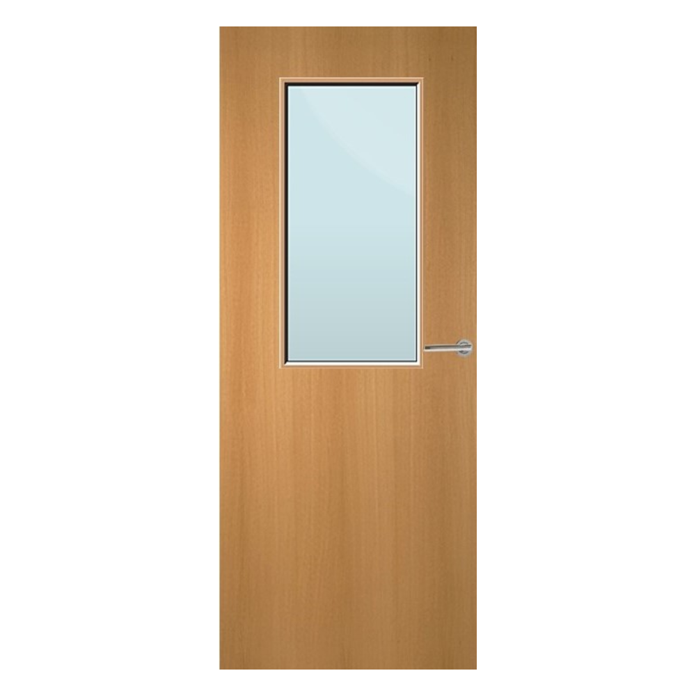 Beech Veneer 8G Glazed FD30 Internal Fire Door