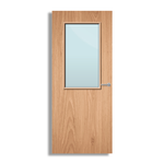 Load image into Gallery viewer, Plywood Paint Grade 8G Glazed FD30 Internal Fire Door
