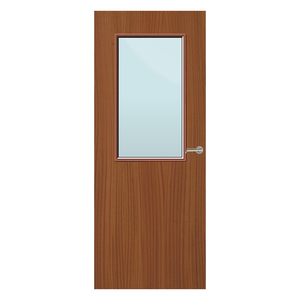 Sapele Veneer 8G Glazed FD30 Internal Fire Door