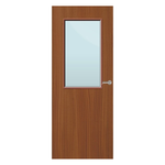 Load image into Gallery viewer, Sapele Veneer 8G Glazed FD30 Internal Fire Door
