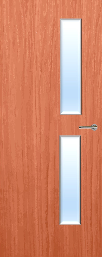 Cherry Veneer 16G Glazed FD30 Internal Fire Door