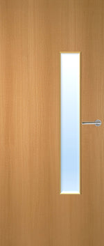 Load image into Gallery viewer, Beech Veneer 18G Glazed FD30 Internal Fire Door
