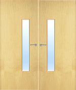 Load image into Gallery viewer, Ash Veneer 18G Glazed Pair FD30 Internal Fire Door
