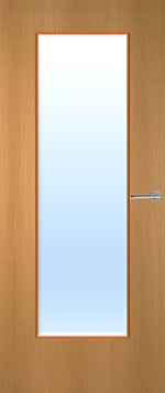 Load image into Gallery viewer, Beech Veneer 19G Glazed FD30 Internal Fire Door
