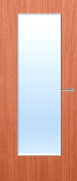 Load image into Gallery viewer, Cherry Veneer 19G Glazed FD30 Internal Fire Door
