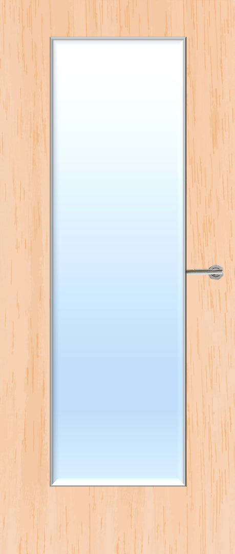 Maple Veneer 19G Glazed FD30 Internal Fire Door