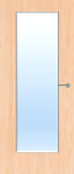 Load image into Gallery viewer, Maple Veneer 19G Glazed FD30 Internal Fire Door
