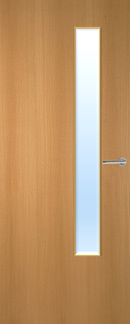 Beech Veneer 20G Glazed FD60 Internal Fire Door