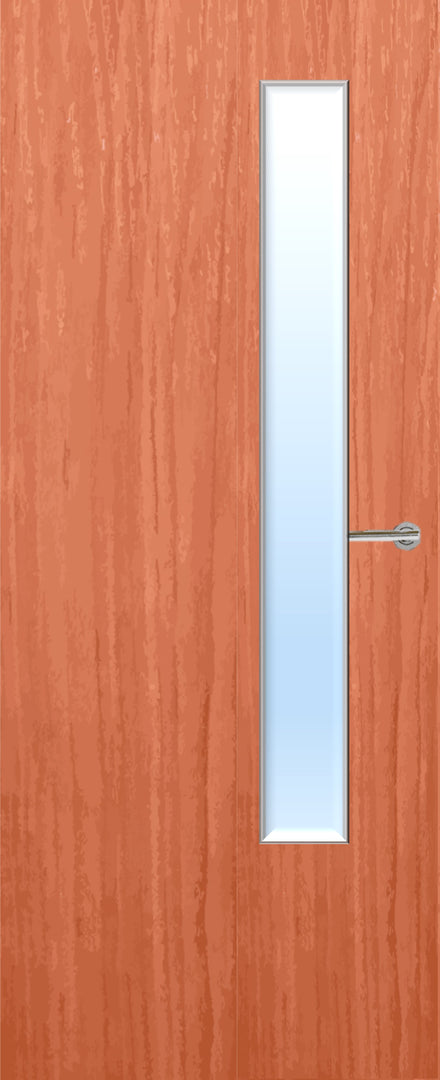 Cherry Veneer 20G Glazed FD30 Internal Fire Door