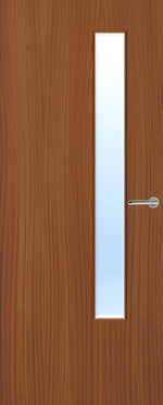 Load image into Gallery viewer, Sapele Veneer 20G Glazed FD30 Internal Fire Door
