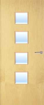 Load image into Gallery viewer, Ash Veneer 22G Glazed FD30 Internal Fire Door
