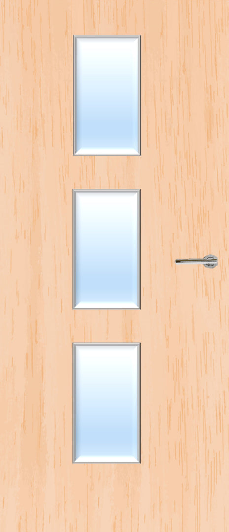 Maple Veneer 23G Glazed FD30 Internal Fire Door