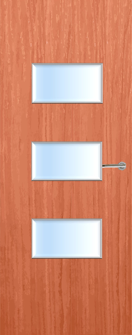 Cherry Veneer 24G Glazed FD30 Internal Fire Door