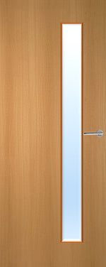 Load image into Gallery viewer, Beech Veneer 25G Glazed FD30 Internal Fire Door
