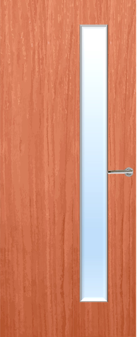 Cherry Veneer 25G Glazed FD30 Internal Fire Door