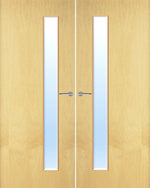 Load image into Gallery viewer, Ash Veneer 25G Glazed Pair FD30 Internal Fire Door
