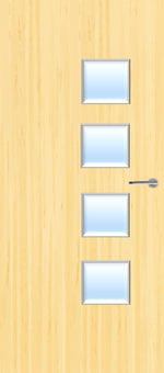 Load image into Gallery viewer, Koto Veneer 26G Glazed FD30 Internal Fire Door
