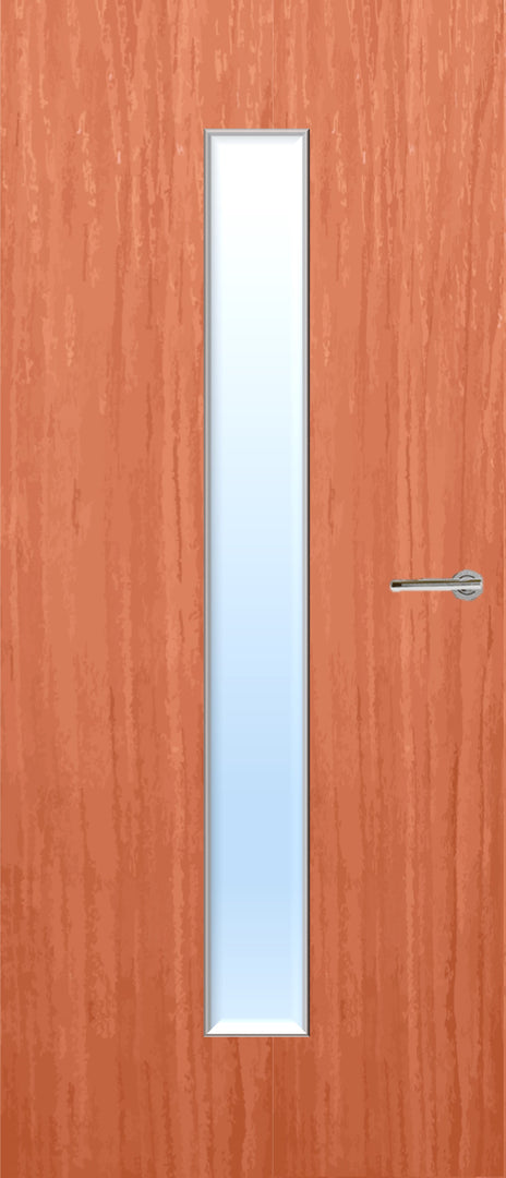 Cherry Veneer 29G Glazed FD30 Internal Fire Door