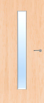 Load image into Gallery viewer, Maple Veneer 29G Glazed FD30 Internal Fire Door
