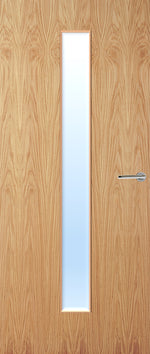 Load image into Gallery viewer, Oak Veneer 29G Glazed FD30 Internal Fire Door
