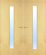 Load image into Gallery viewer, Ash Veneer 29G Glazed Pair FD30 Internal Fire Door
