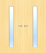 Load image into Gallery viewer, Koto Veneer 29G Glazed Pair FD30 Internal Fire Door
