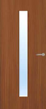 Load image into Gallery viewer, Sapele Veneer 29G Glazed FD30 Internal Fire Door
