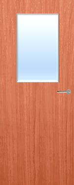 Load image into Gallery viewer, Cherry Veneer 2G Glazed FD30 Internal Fire Door
